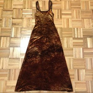 Alexia Admor Vintage Velvet Maxi Dress Size Medium